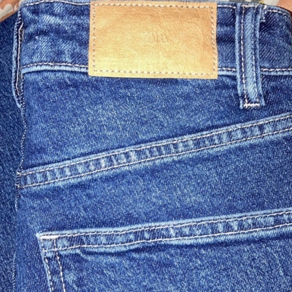 ZARA Split Slim Full Length Jeans Blogger Insta Favorite - Picture 8 of 12